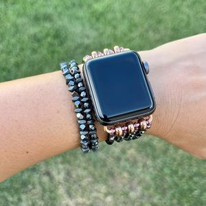 Apple Watch Band Stack Gunmetal/Rose Gold